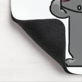 Trockenes Gesicht des kleinen grauen Babys Mousepad (Ecke)