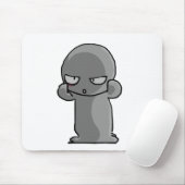 Trockenes Gesicht des kleinen grauen Babys Mousepad (Mit Mouse)
