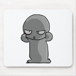 Trockenes Gesicht des kleinen grauen Babys Mousepad