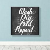 Trockenfalten wiederholen leinwanddruck (Insitu (Holzboden))