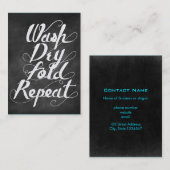 Trockenfalten wiederholen visitenkarte (Vorne/Hinten)