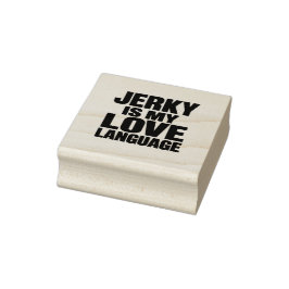 Trockenfleisch Ist Meine Liebessprache Lustiges Ri Gummistempel
