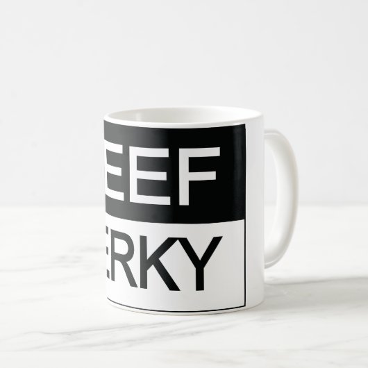 Trockenfleisch vom Rind Kaffeetasse (VorderseiteRechts)