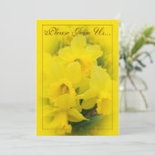 Trockenfutter Hochzeit II Einladung (Stehend Vorderseite)