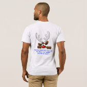 TROCKENGEFÜHL VON SPASS FUNNY REINDEER GRAY T - SH T-Shirt (Schwarz voll)