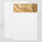 Trockengras Briefpapier (Vorne/Hinten)