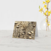 Trockengras Karte (Gelbe Blume)