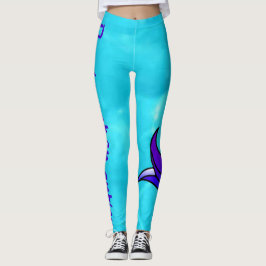 Trockenheit ist keine Option türkisfarbene Legging Leggings