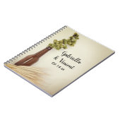 Trockenhops und Brauerei Hochzeitsgästebuch Notizblock (Linke Seite)