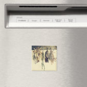 Trockenkräuter, Lavendel und Mais, rustikales Stil Magnet (In Situ (Geschirrspüler))