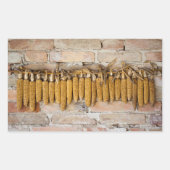 Trockenmaiskolben Rechteckiger Aufkleber (Vorderseite)