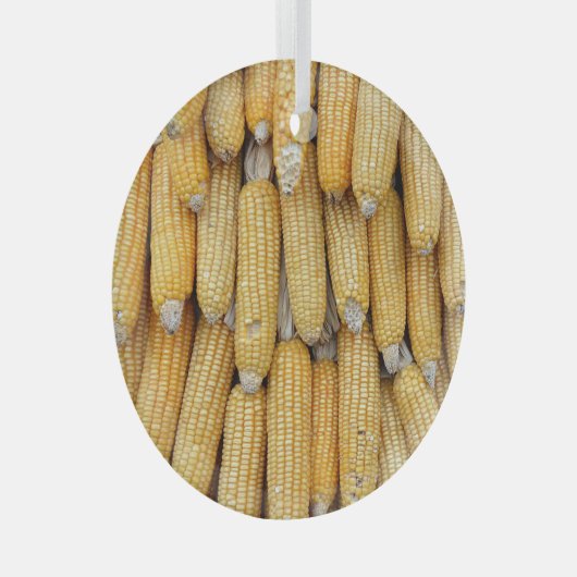 Trockenmaisstapel: texturiert ornament aus glas (Vorderseite Rechts)