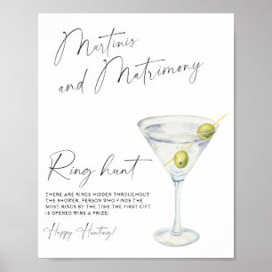 Trockenmartini Brautparty Ringjagd Poster