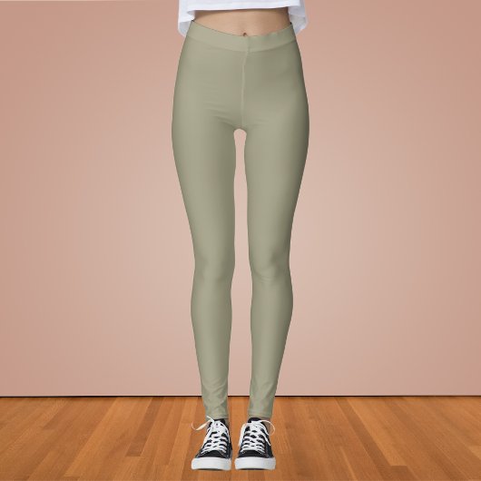 Trockenmaske, solide Farbe Leggings