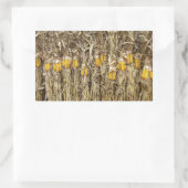 Trockenmehldekorationen Rechteckiger Aufkleber (Tasche)