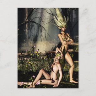 Trockenmörtel in Erholung Postkarte