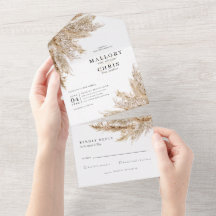 Trockenpampasgras, die alle in einer Einladung ein