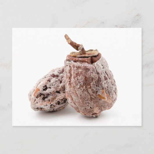Trockenpersimmon Postkarte (Vorderseite)