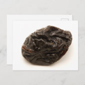 Trockenpflaume Postkarte (Vorne/Hinten)