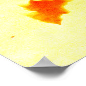 Trockenpflaumen und Samen-Sonnenschutzmittel Poster (Ecke)