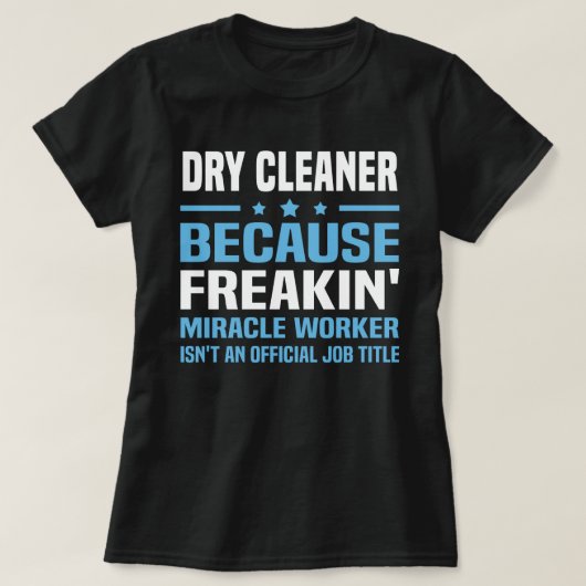 Trockenreiniger T-Shirt (Design vorne)