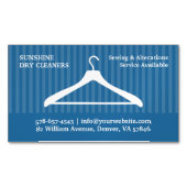 Trockenreiniger Wäsche Magnetische Visitenkarte (Vorderseite)