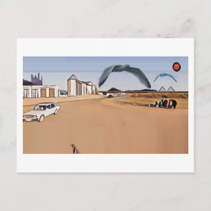 Trockenstädtisches Kunstbild Postkarte