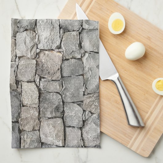 Trockensteinmauer Eigenartig Geschirrtuch (Viertel Falte)