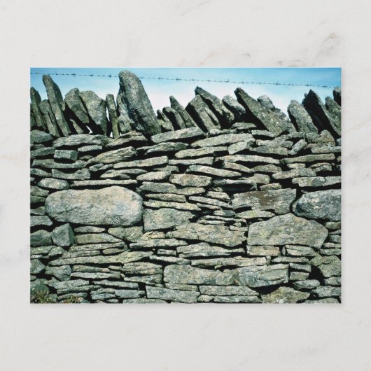 Trockensteinmauer Postkarte (Vorderseite)
