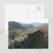 Trockensteinwand oberhalb von Thirlmere Postkarte (Vorne/Hinten)