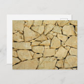 Trockensteinwand Postkarte (Vorne/Hinten)