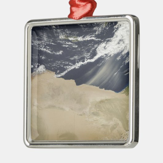 Trockensturm über Ägypten Silbernes Ornament (Links)