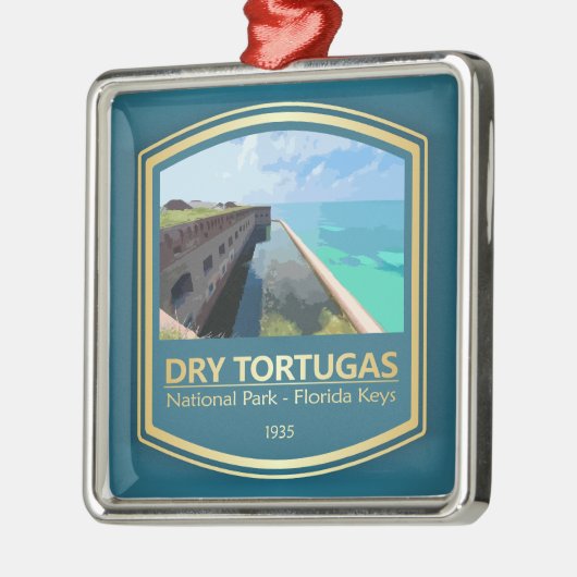 Trockentortugas NP (PF1) Ornament Aus Metall (Links)