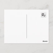 Trocknen als Knochenmuster I Postkarte (Rückseite)