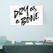 Trocknen als Knochenzähler Banner (Messeveranstaltung)