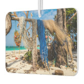 Trocknen der Netze am Strand Autolufterfrischer (Links)