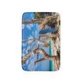 Trocknen der Netze am Strand Badematte (Vorderseite Vertikal)