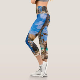 Trocknen der Netze am Strand Capri Leggings