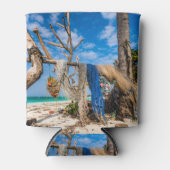 Trocknen der Netze am Strand Dosenkühler (Vorderseite)