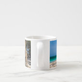 Trocknen der Netze am Strand Espressotasse (Rückseite)