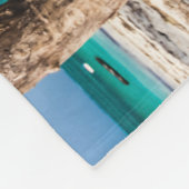 Trocknen der Netze am Strand Fleecedecke (Ecke)