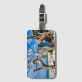 Trocknen der Netze am Strand Gepäckanhänger (Vorderseite Vertikal)