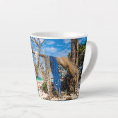 Trocknen der Netze am Strand Milchtasse (Rechte Ecke)