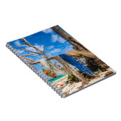 Trocknen der Netze am Strand Notizblock (Rechte Seite)