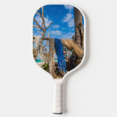 Trocknen der Netze am Strand Pickleball Schläger (Rückseite)