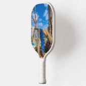 Trocknen der Netze am Strand Pickleball Schläger (Links)