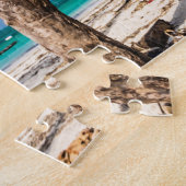 Trocknen der Netze am Strand Puzzle (Seite)