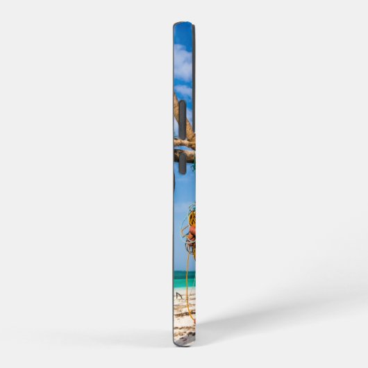 Trocknen der Netze am Strand Samsung Galaxy Hülle (Rechte Seite)