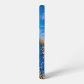 Trocknen der Netze am Strand Samsung Galaxy Hülle (Linke Seite)