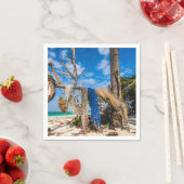 Trocknen der Netze am Strand Serviette (Beispiel)